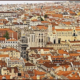 The rooftops of Lisbon - Bert Kaufmann