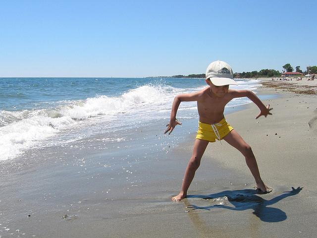 Dario on the beach