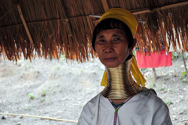 padong tribe woman