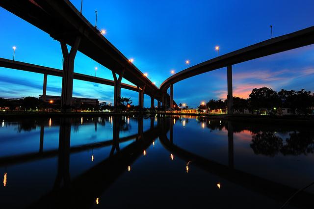 Industrial Ring Road Sunset - Bangkok