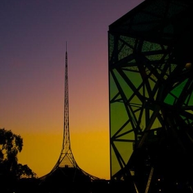 Melbourne Sunset - Larry Johnson