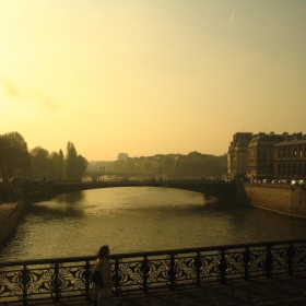 River Seine, city Paris in the morning - dora_c