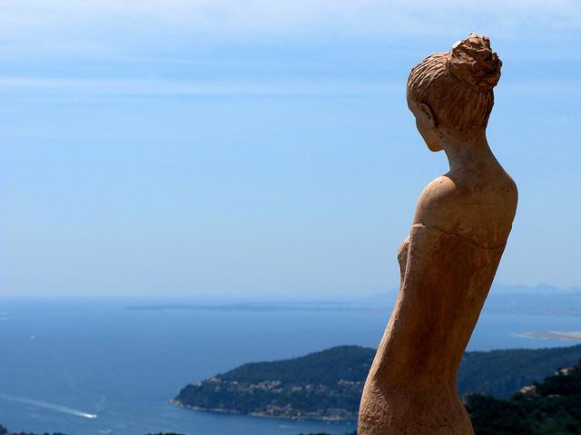 Gazing out from the Jardin Exotique