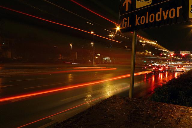 Rainy Night in Zagreb