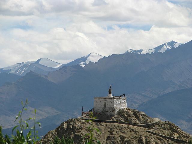 India - Ladakh - Leh - 012 - lonely gompa south of Leh