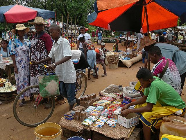 Earthwatch, January 2010, Andranofasika market, Madagascar