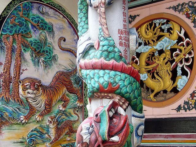 Temple, Chinatown, Melaka, Malaysia